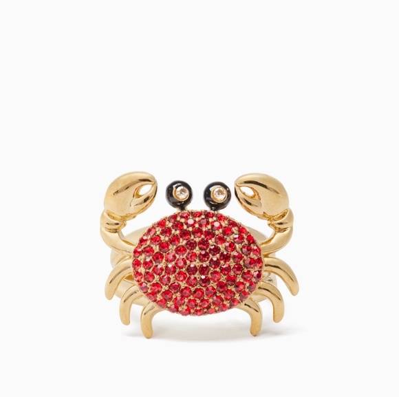 kate spade Jewelry - NWOT kate spade Shore Thing Pave Crab Ring